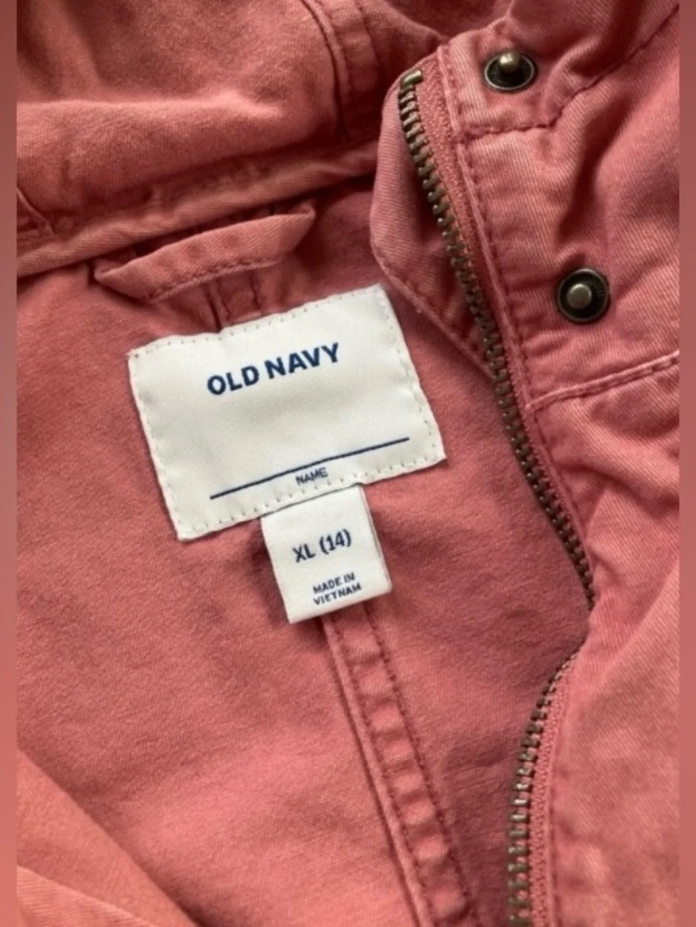 Old Navy Girls' Hooded Anorak Jacket - Pink